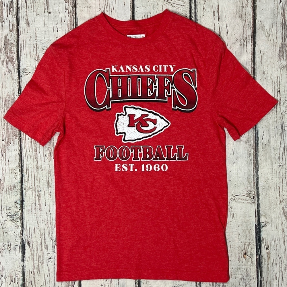 Kansas City Chiefs NFL Football Crewneck Sports Tshirt